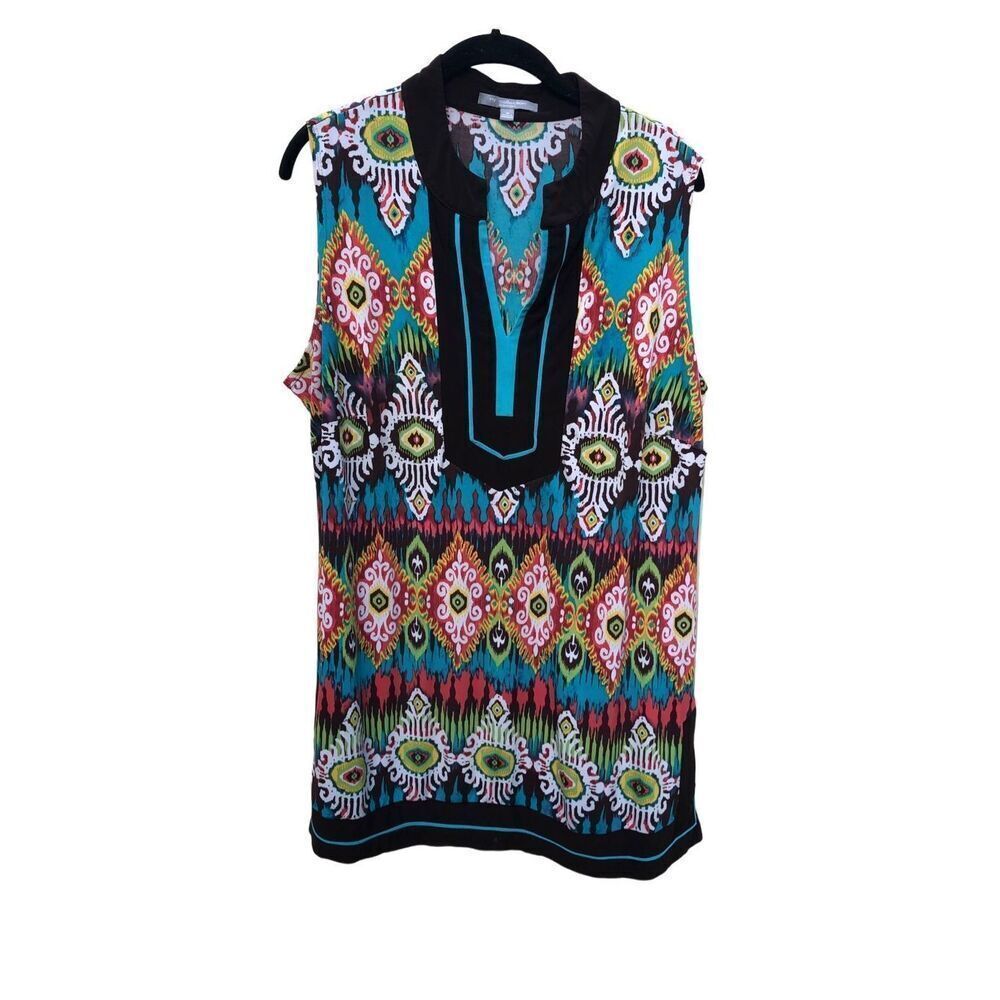 NY Collection Woman Size 1XL Southwestern Colors and Pattern